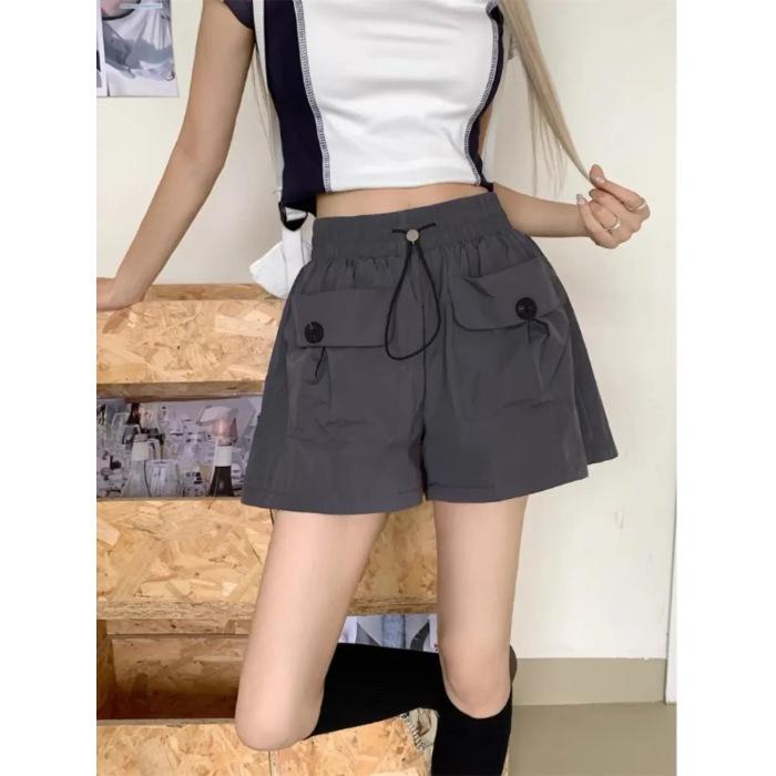 2026 Women s High Waist Cargo Shorts: Straight-Leg, Loose Fit with Pockets 3XL темно-сірий
2026 Women s High Waist Cargo Shorts: Straight-Leg, Loose Fit with Pockets 3XL темно-сірий