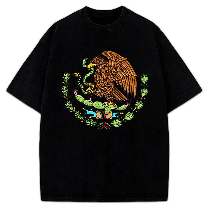 Mexico Flag Seal Unisex T-shirt Mexican Pride Flag Eagle Symbol T-Shirt M
Mexico Flag Seal Unisex T-shirt Mexican Pride Flag Eagle Symbol T-Shirt M