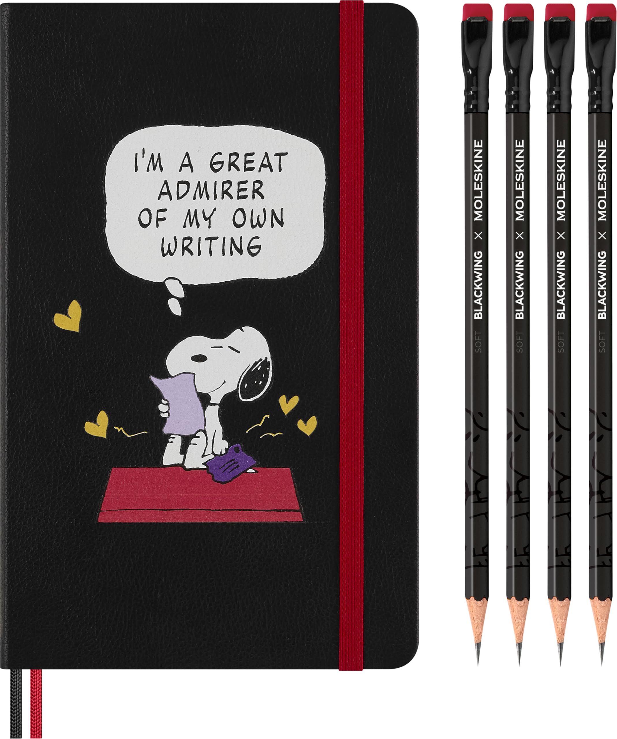 Moleskine Notebook Pencil Peanuts Подарочная коробка Набор из 4 шт. Blackwing Black LEPE01THMBOX 2, Карандаши, чёрный
Moleskine Notebook Pencil Peanuts Подарочная коробка Набор из 4 шт. Blackwing Black LEPE01THMBOX 2, Карандаши, чёрный