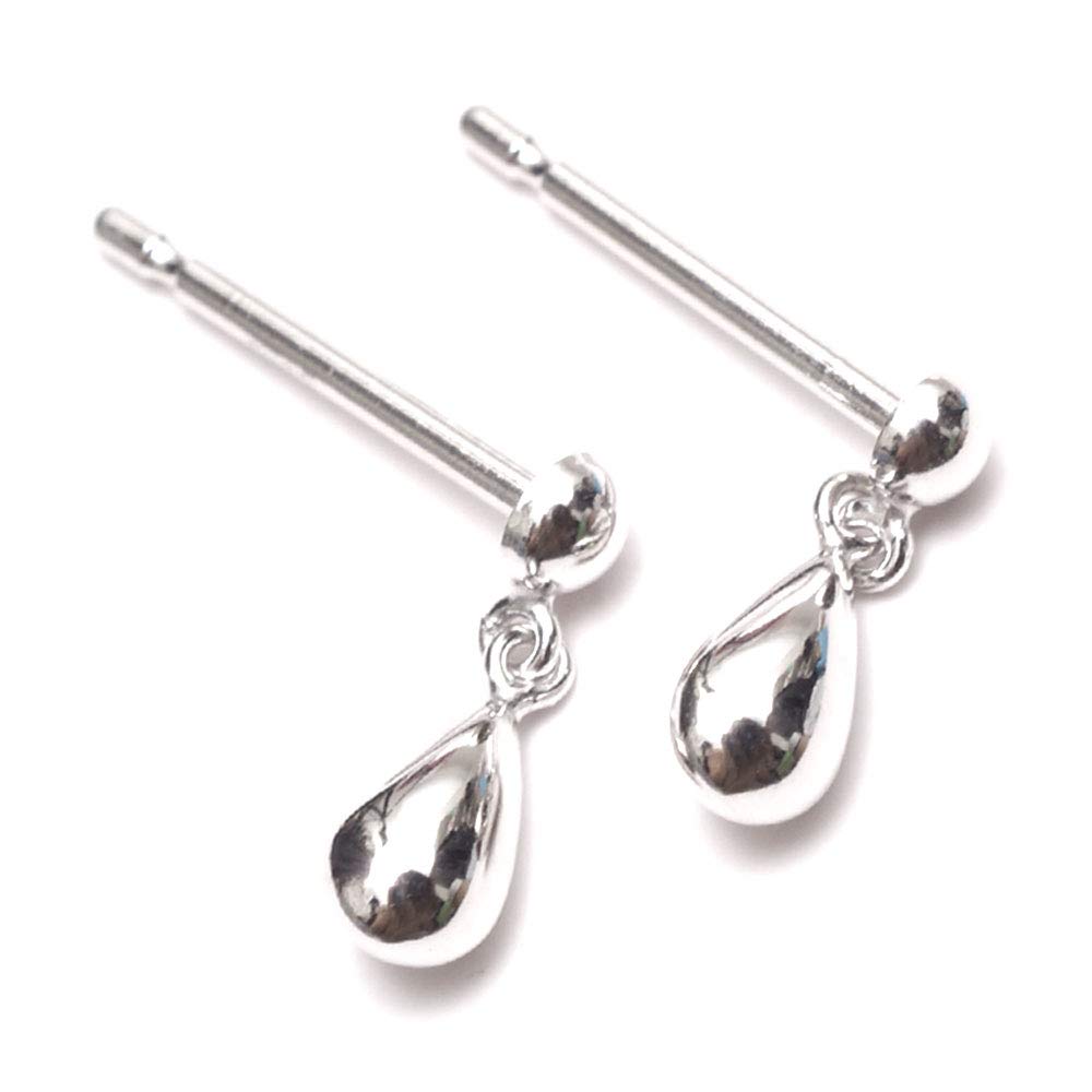 jewelry Second Earrings Droplet Thickness Length 12mm Delicate Simple Stud Earrings Leave on Metal Allergy Women Made in Japan Droplet A.UN 
jewelry Second Earrings Droplet Thickness Length 12mm Delicate Simple Stud Earrings Leave on Metal Allergy Women Made in Japan Droplet A.UN