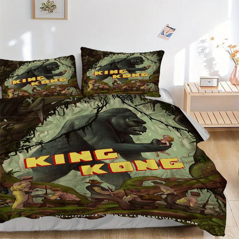 3pcs King Kong Duvet Cover Set (1 Duvet Cover + 2 Pillowcases, No Core) - Comfortable, And Breathable Bedroom Decoration yy251104072 135x200cm
3pcs King Kong Duvet Cover Set (1 Duvet Cover + 2 Pillowcases, No Core) - Comfortable, And Breathable Bedroom Decoration yy251104072 135x200cm