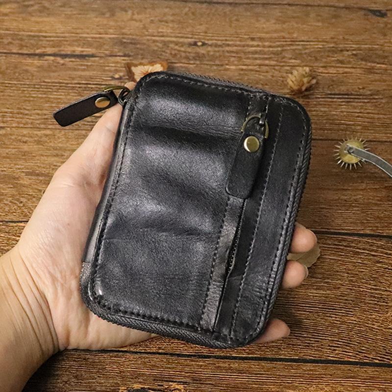 New Top Layer Leather Keybag with Zipper, Large Capacity, Multifunctional Vegetable Tanned Leather, Hand Wiped Color Keybag чёрный
New Top Layer Leather Keybag with Zipper, Large Capacity, Multifunctional Vegetable Tanned Leather, Hand Wiped Color Keybag чёрный