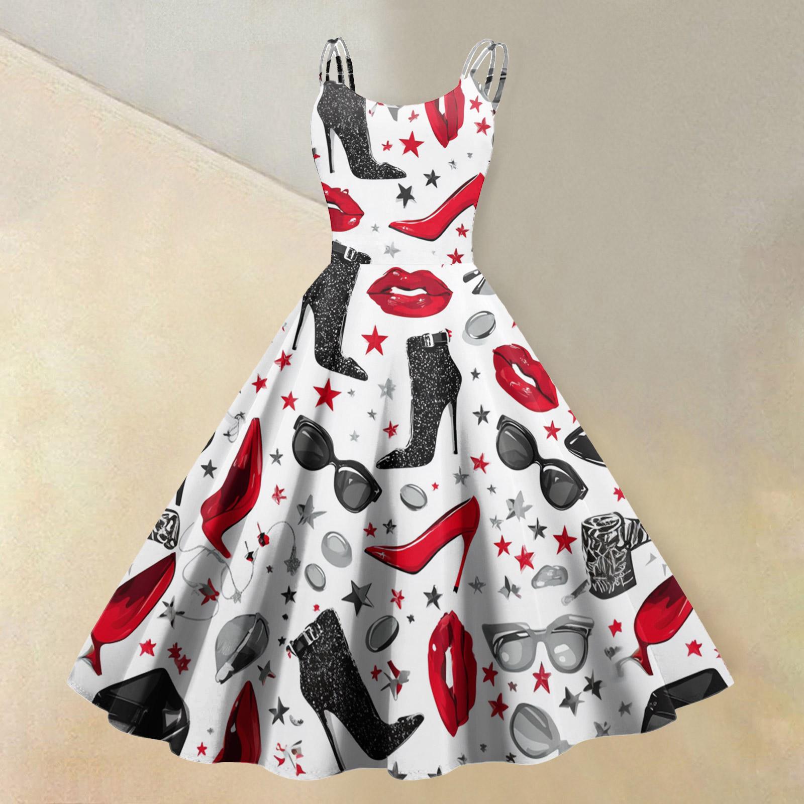 Women s Valentine s Day Love Heart Print Sexy Off Shoulder Vintage Dress XL білий
Women s Valentine s Day Love Heart Print Sexy Off Shoulder Vintage Dress XL білий