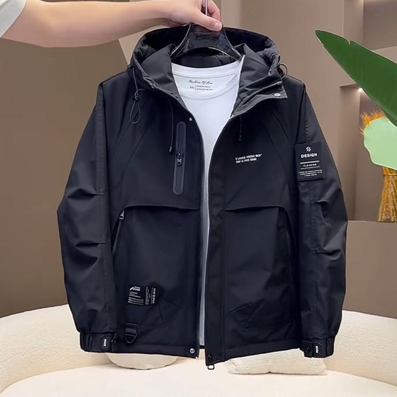 Winter 2025 Men s Trendy Hooded Casual Windbreaker Jacket XL чорний
Winter 2025 Men s Trendy Hooded Casual Windbreaker Jacket XL чорний
