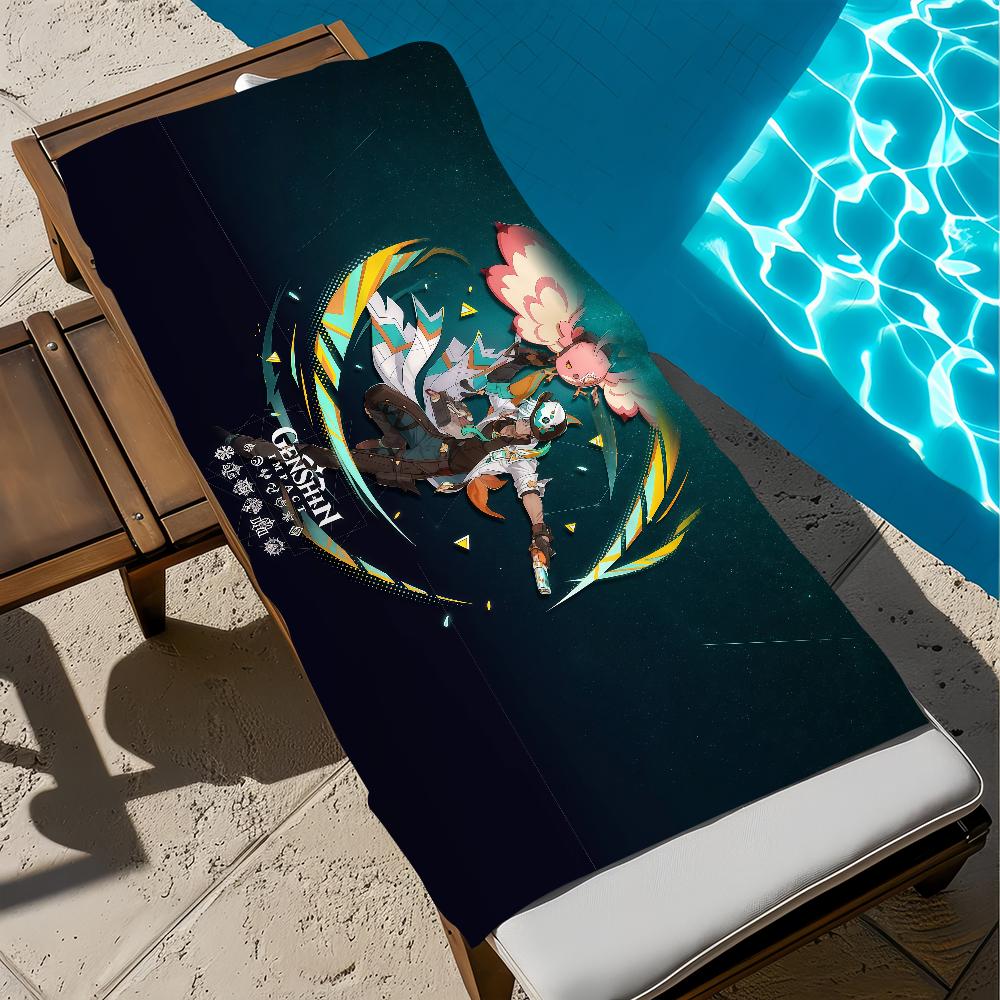 Impact Towel Genshin Beach Bath Ifa Quick-Drying Lightweight Portable Sauna Camping Swim Pool Travel W30*H60(CM)
Impact Towel Genshin Beach Bath Ifa Quick-Drying Lightweight Portable Sauna Camping Swim Pool Travel W30*H60(CM)