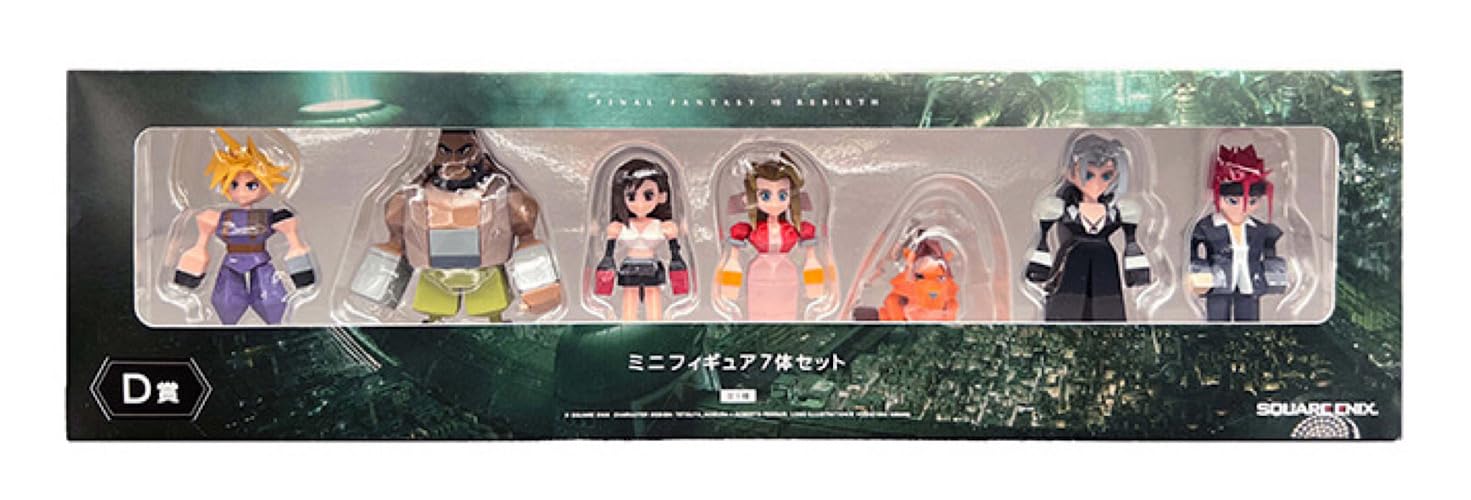 FF7 REBIRTH Release Commemoration Lottery Prize D Mini Figure Set of 7
FF7 REBIRTH Release Commemoration Lottery Prize D Mini Figure Set of 7