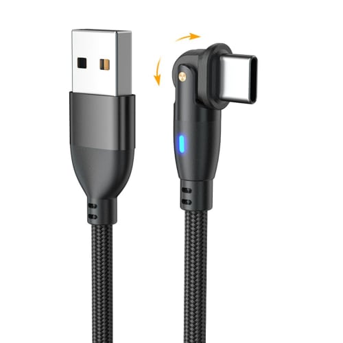 Кабель YFFSFDC USB Type C длиной 3 м, Г-образный, с вращением на 180 градусов, быстрая зарядка, высокая скорость Кабель передачи данных Micro USB из армированного TPE USB C-кабеля
Кабель YFFSFDC USB Type C длиной 3 м, Г-образный, с вращением на 180 градусов, быстрая зарядка, высокая скорость Кабель передачи данных Micro USB из армированного TPE USB C-кабеля