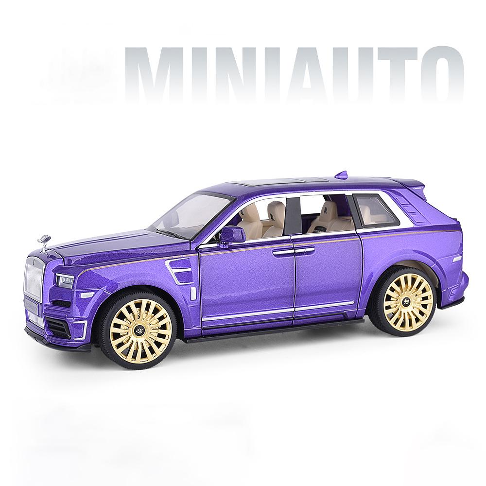 1:24 Rolls Royce Cullinan Black Badge Alloy Model Car Toy Diecasts Metal Casting Sound and Light Car Toys Vehicle
1:24 Rolls Royce Cullinan Black Badge Alloy Model Car Toy Diecasts Metal Casting Sound and Light Car Toys Vehicle