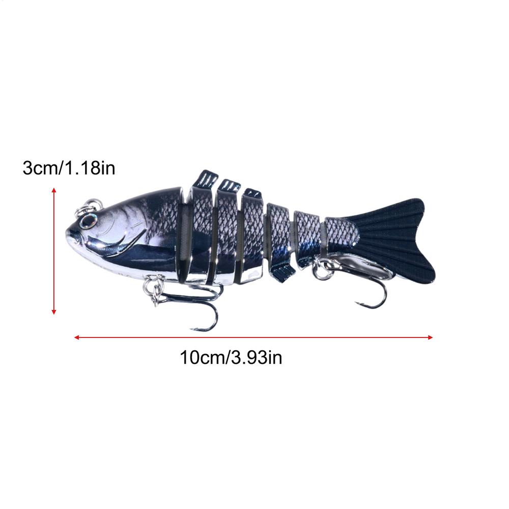 Walleye Fishing Lures Multi-Jointed Fish Lures With Hook 10cm Colorful Catfish Bait Portable Angling Accessories For All Water синій
Walleye Fishing Lures Multi-Jointed Fish Lures With Hook 10cm Colorful Catfish Bait Portable Angling Accessories For All Water синій