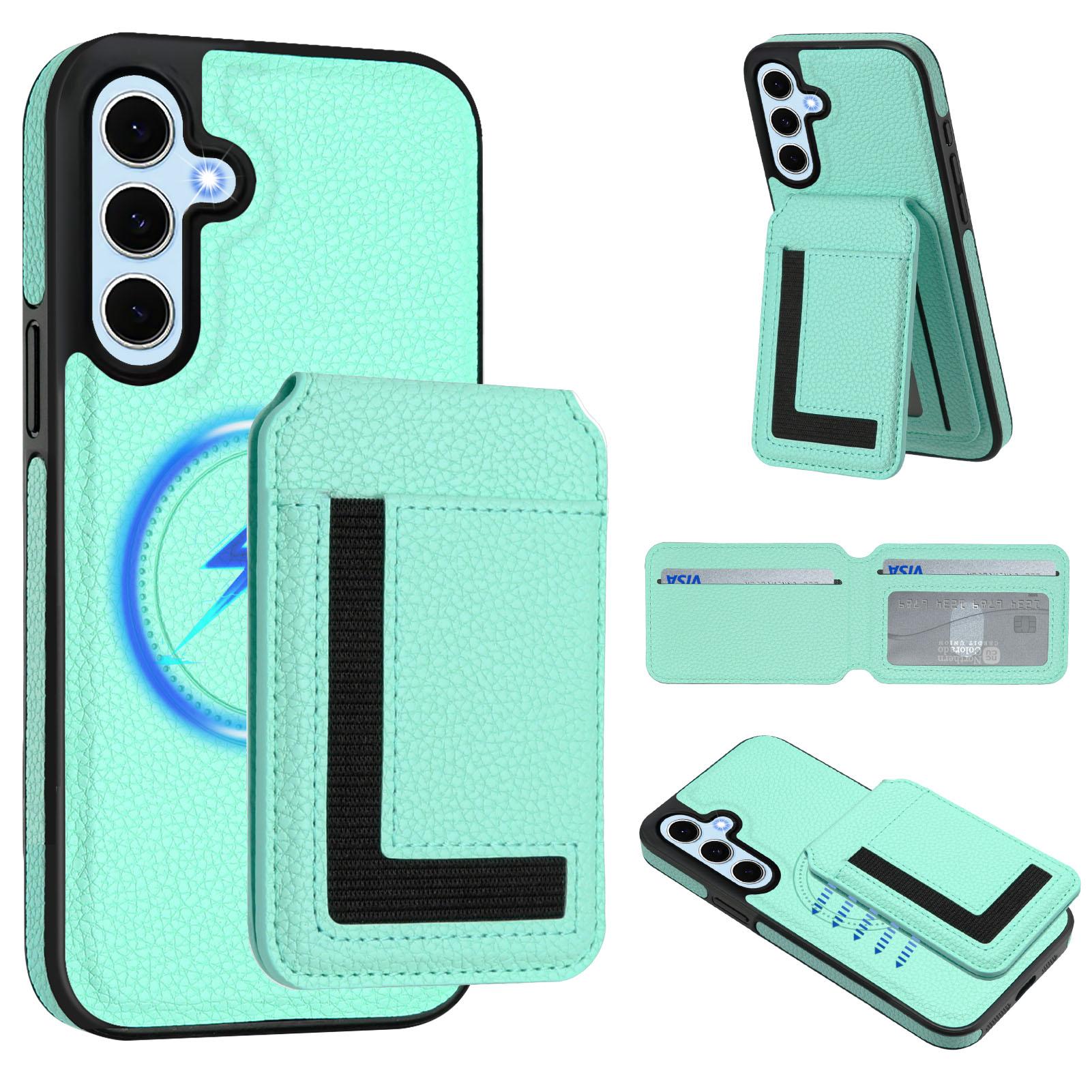 For Samsung Galaxy S24 Magnetic Case TPU+PU Leather Phone Back Cover with Detachable Card Holder Light Purple
For Samsung Galaxy S24 Magnetic Case TPU+PU Leather Phone Back Cover with Detachable Card Holder Light Purple