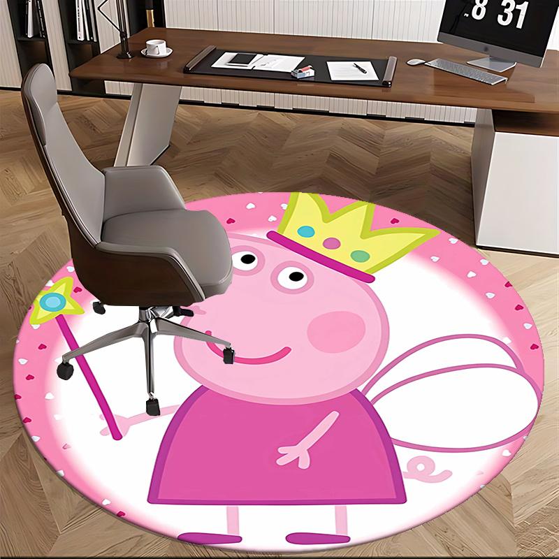 Килимок-сидіння Peppa Pig Принцеса, Круглий килим - Офісний килим, Можна прати в машині, Нековзкий, Підходить для віталень, спалень 150cm
Килимок-сидіння Peppa Pig Принцеса, Круглий килим - Офісний килим, Можна прати в машині, Нековзкий, Підходить для віталень, спалень 150cm