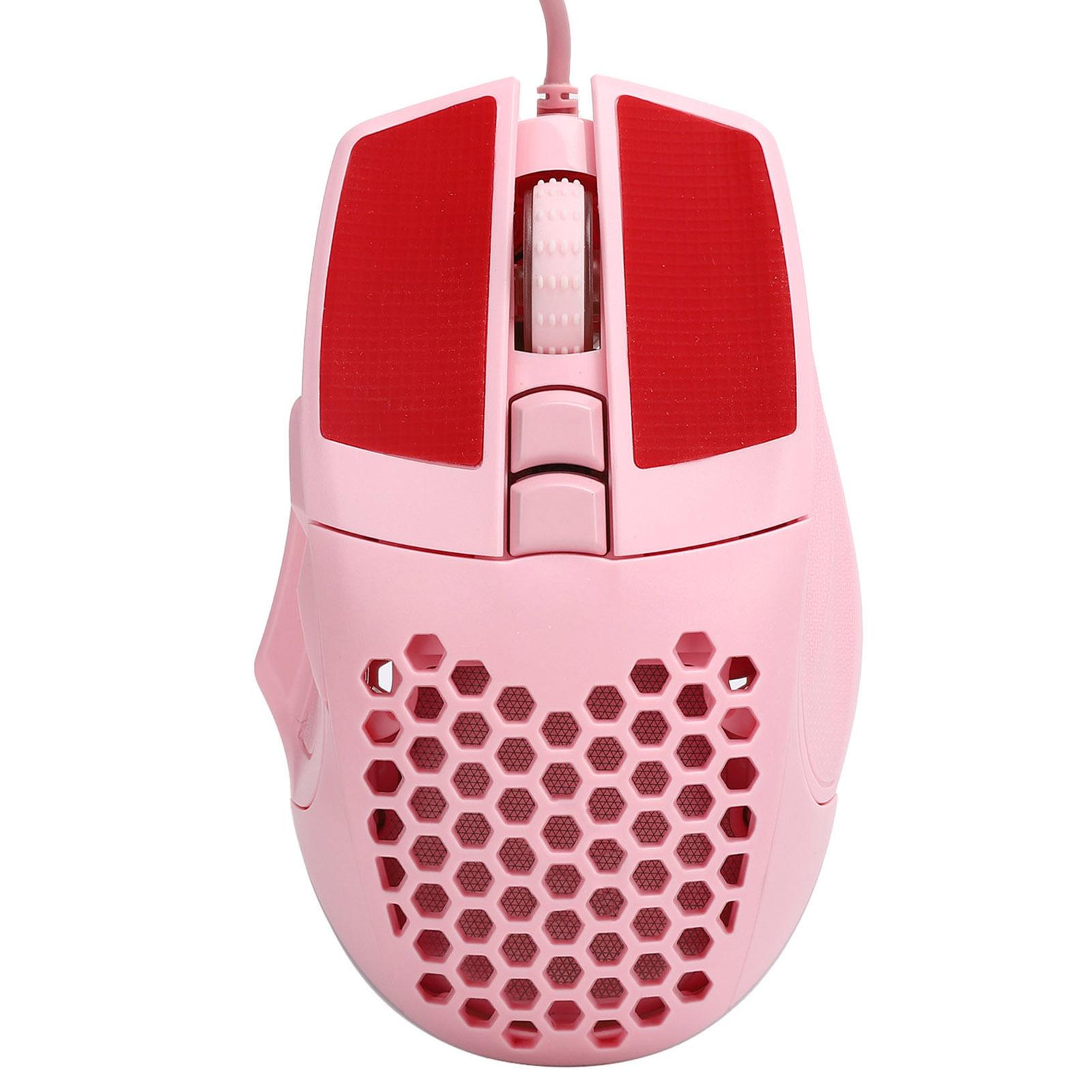 Wired Mouse 6400DPI with 6 Color Changing Backlight for PC Laptop Desktop ComputerPink
Wired Mouse 6400DPI with 6 Color Changing Backlight for PC Laptop Desktop ComputerPink