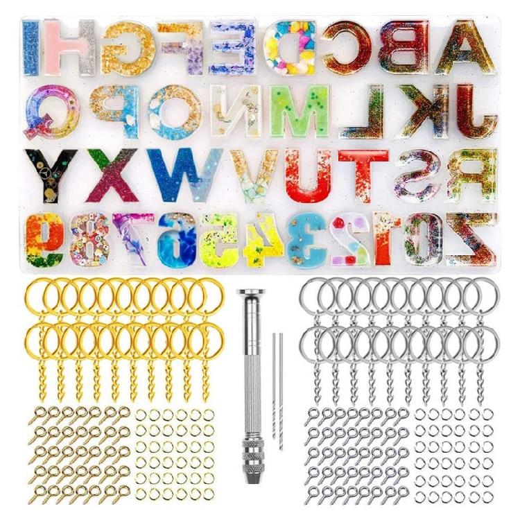 244 Pcs Keychain Resin Molds Tools Set with for Key Ring Jump Rings Hand Drill 1
244 Pcs Keychain Resin Molds Tools Set with for Key Ring Jump Rings Hand Drill 1