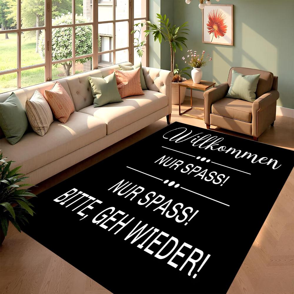 German Humor Willkommen Rug Entryway Doormat Front Door Rugs Non Slip Soft Easy Clean Durable Funny Decor Carpet Home Decoration 40X60cm
German Humor Willkommen Rug Entryway Doormat Front Door Rugs Non Slip Soft Easy Clean Durable Funny Decor Carpet Home Decoration 40X60cm