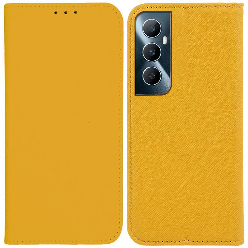 For Realme C65 4G Case Cross Texture Leather Folio Phone Cover Strong Magnetic Closure Yellow
For Realme C65 4G Case Cross Texture Leather Folio Phone Cover Strong Magnetic Closure Yellow