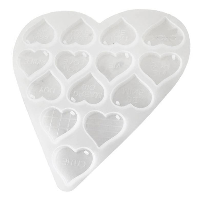 Resin Earring Pendant Silicone Molds Heart Shape Resin Art Supplies Jewelry Hand-Making Molds for Crafting Jewelry 1
Resin Earring Pendant Silicone Molds Heart Shape Resin Art Supplies Jewelry Hand-Making Molds for Crafting Jewelry 1