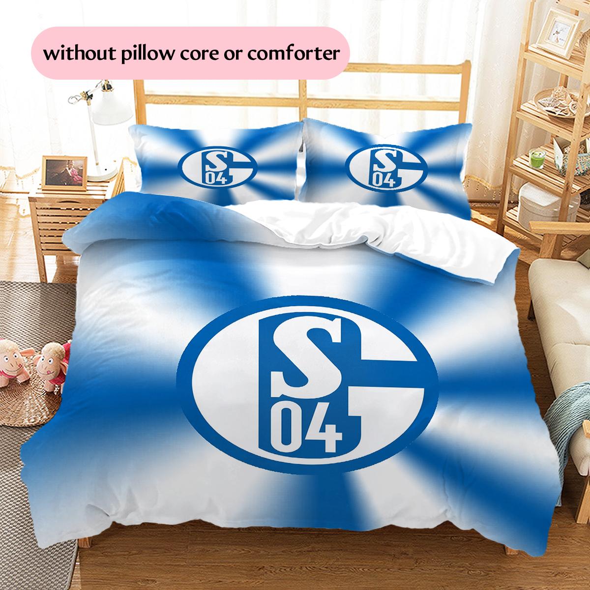 Schalke 04 Football Club Pattern Bedding Home Decoration Birthday Gift (1 * duvet cover + 2 * pillowcase, without core) 155x200cm
Schalke 04 Football Club Pattern Bedding Home Decoration Birthday Gift (1 * duvet cover + 2 * pillowcase, without core) 155x200cm