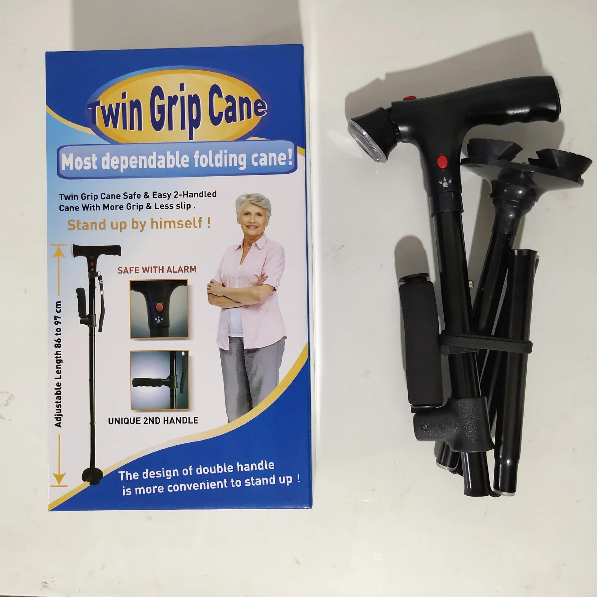 Elder Cane with LED Light and Alarm Collapsible Telescopic Folding Walking Stick Trusty Support for Mothers The Elderly Fathers чорний
Elder Cane with LED Light and Alarm Collapsible Telescopic Folding Walking Stick Trusty Support for Mothers The Elderly Fathers чорний
