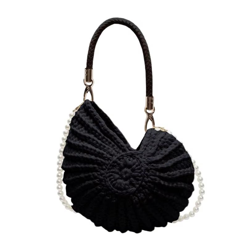 Conch Shell Knit Crochet Crossbody Shoulder Bag,Pearl Chain Handmade Woven Women Sling Bag,Elegant Delicate Cute Compact Purse A5
Conch Shell Knit Crochet Crossbody Shoulder Bag,Pearl Chain Handmade Woven Women Sling Bag,Elegant Delicate Cute Compact Purse A5