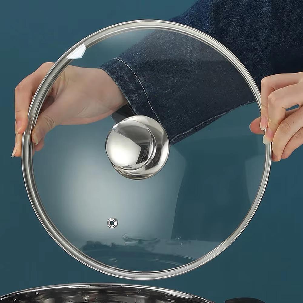Stainless Steel Visible Pot Cover 16-34cm Frying Pan Cover Wok Pan Lid Kitchen Accessories 18cm
Stainless Steel Visible Pot Cover 16-34cm Frying Pan Cover Wok Pan Lid Kitchen Accessories 18cm