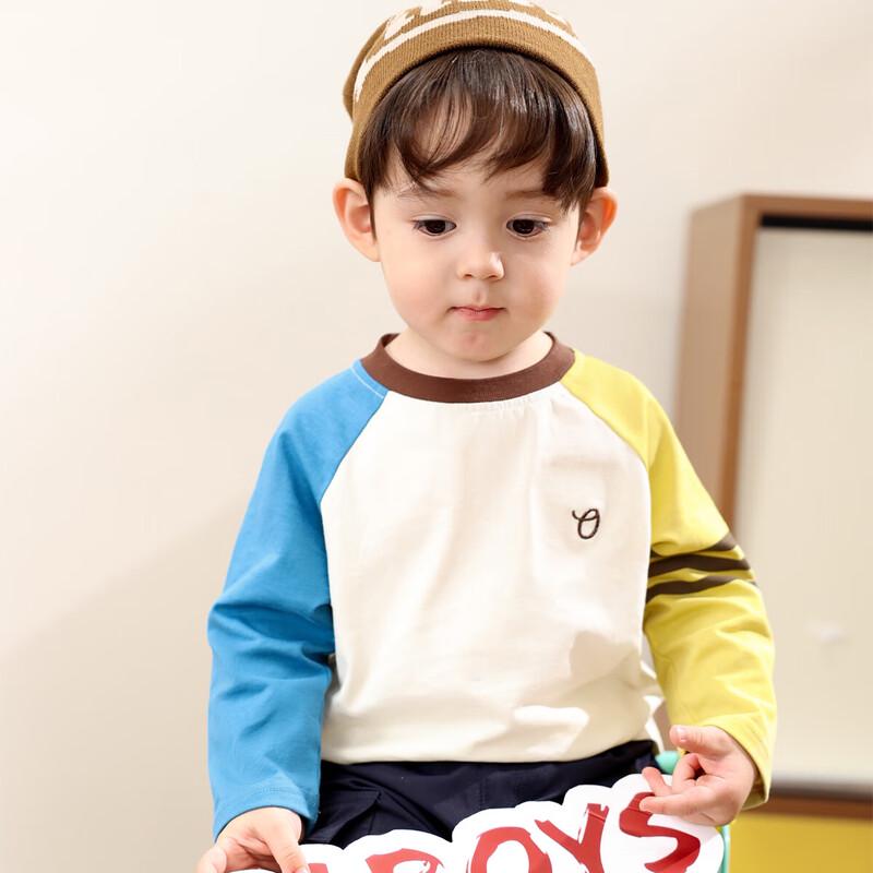 LUSON Boys Long Sleeve Color-block Cotton T-shirt 80
LUSON Boys Long Sleeve Color-block Cotton T-shirt 80