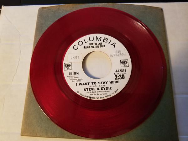7inch Record STEVE & EYDIE - I Want To Stay Here 442815 Columbia 1963 US Jazz Used
7inch Record STEVE & EYDIE - I Want To Stay Here 442815 Columbia 1963 US Jazz Used