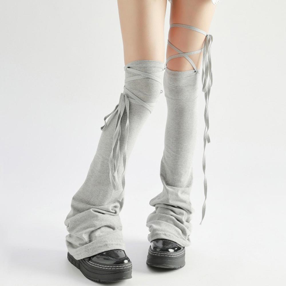 Cotton Hottie Leg Warmers Lolita Lace Up Leg Warmers Cosplay High Tube Leg Warmers Y2K Spicy Girl Knee High Socks JK Long Socks світло-сірого кольору
Cotton Hottie Leg Warmers Lolita Lace Up Leg Warmers Cosplay High Tube Leg Warmers Y2K Spicy Girl Knee High Socks JK Long Socks світло-сірого кольору