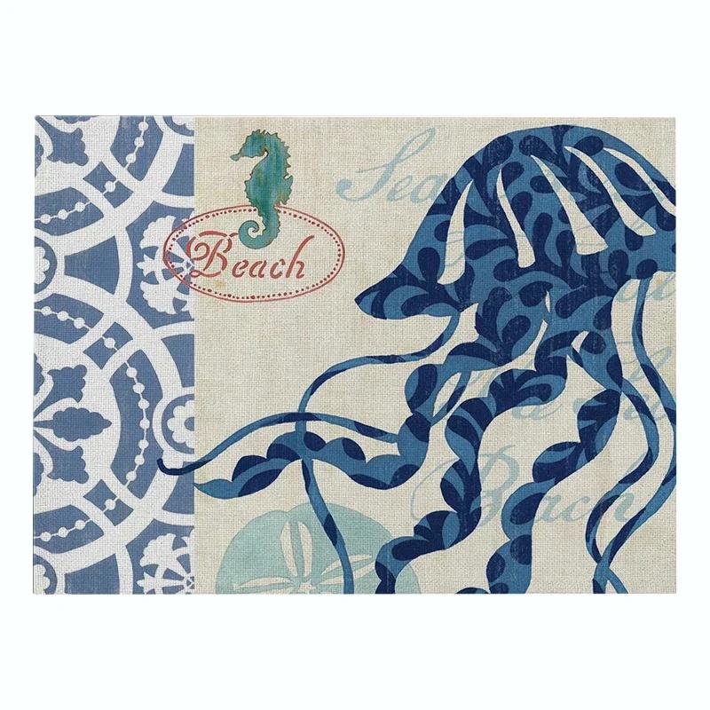 4PC Mermaid Pattern Kitchen Placemat Marine Life Decorative Table Mats Linen Waterproof Drink Coasters Sea Turtle 30x45cm-4PC
4PC Mermaid Pattern Kitchen Placemat Marine Life Decorative Table Mats Linen Waterproof Drink Coasters Sea Turtle 30x45cm-4PC