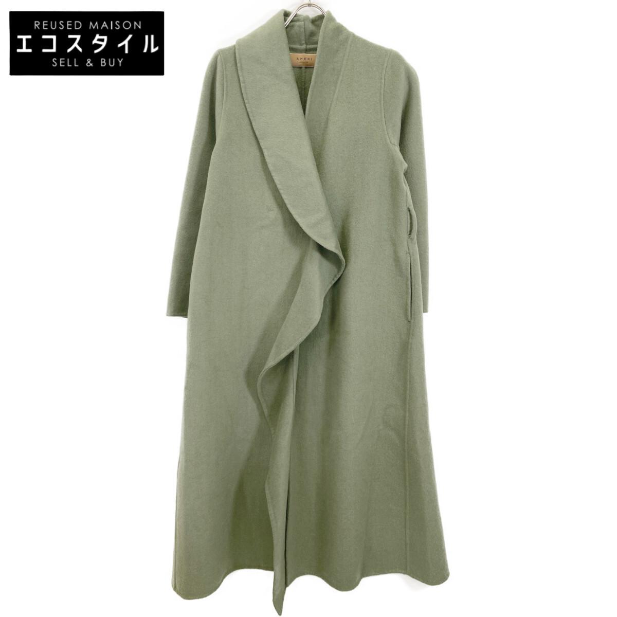 AMERI Green UNDRESSED FRILL COLLAR COAT coat S greenUsed
AMERI Green UNDRESSED FRILL COLLAR COAT coat S greenUsed
