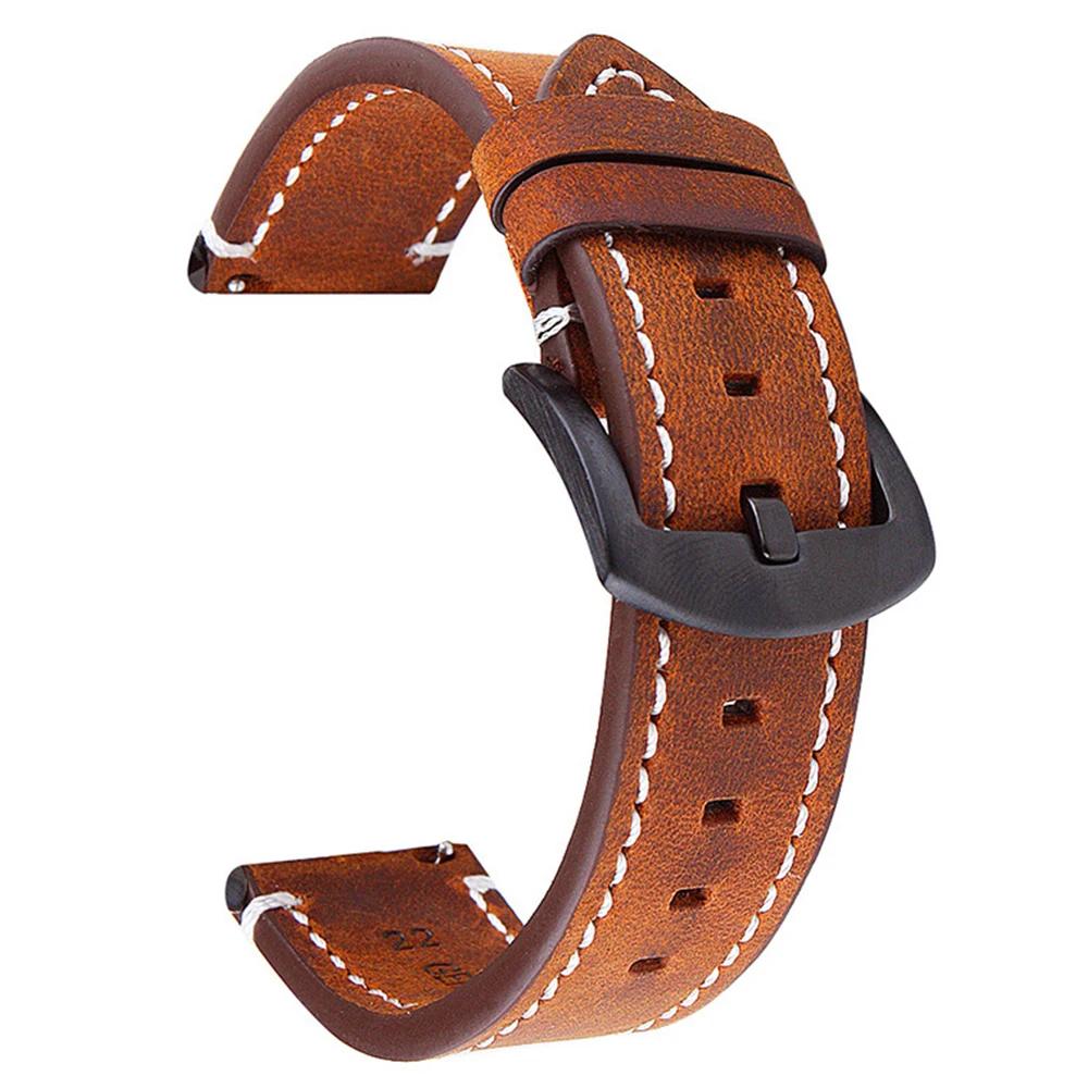Retro Genuine Leather Watch Strap for Rolex Watch Men Women Wrist Straps for Seiko Smartwatches 18/20/22/24mm Watch Accessories 22mm темно-коричневого кольору
Retro Genuine Leather Watch Strap for Rolex Watch Men Women Wrist Straps for Seiko Smartwatches 18/20/22/24mm Watch Accessories 22mm темно-коричневого кольору