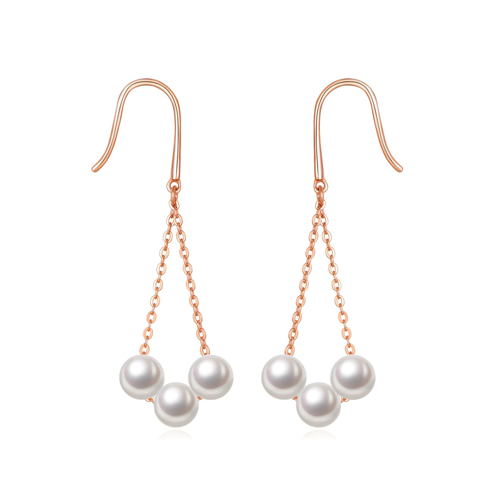 PHNIBIRD Pearl Earrings for 925 Pearl Day Women, 3-Row, Silver, Hypoallergenic, Earrings, Swinging, Wedding, Commuting, Gift, Women, Jewelry, Mother s рожевий
PHNIBIRD Pearl Earrings for 925 Pearl Day Women, 3-Row, Silver, Hypoallergenic, Earrings, Swinging, Wedding, Commuting, Gift, Women, Jewelry, Mother s рожевий