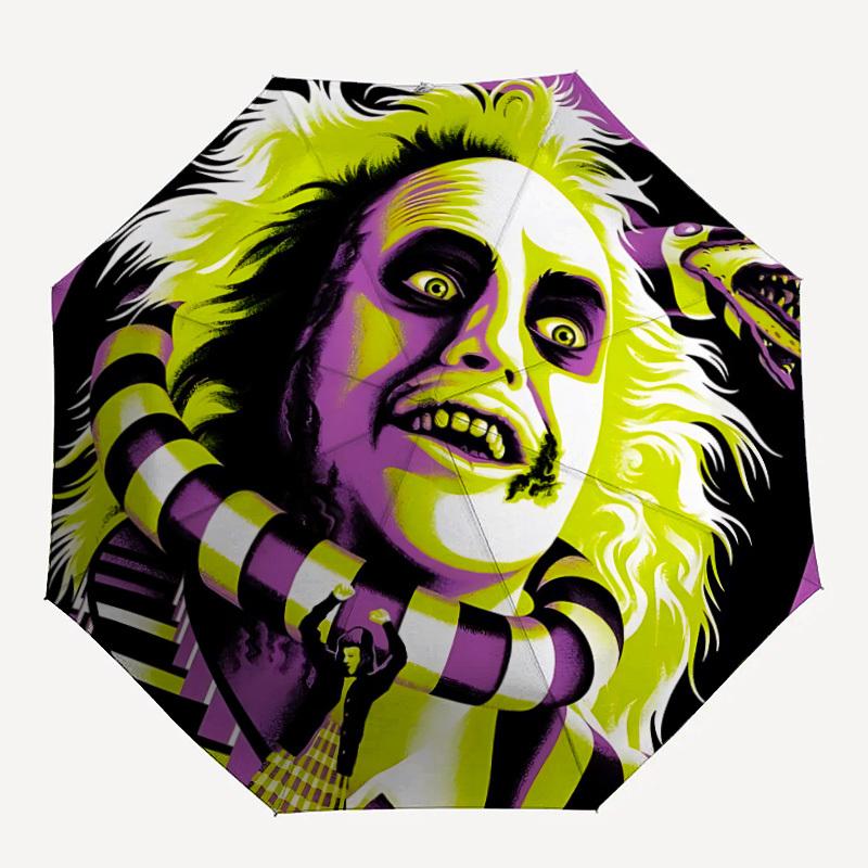 1pc Beetlejuice Halloween 8-Ribs Sturdy Frame, Automatic Open/Close, Durable & Colorful Ideal for Beach, Travel, And All Seasons10162
1pc Beetlejuice Halloween 8-Ribs Sturdy Frame, Automatic Open/Close, Durable & Colorful Ideal for Beach, Travel, And All Seasons10162