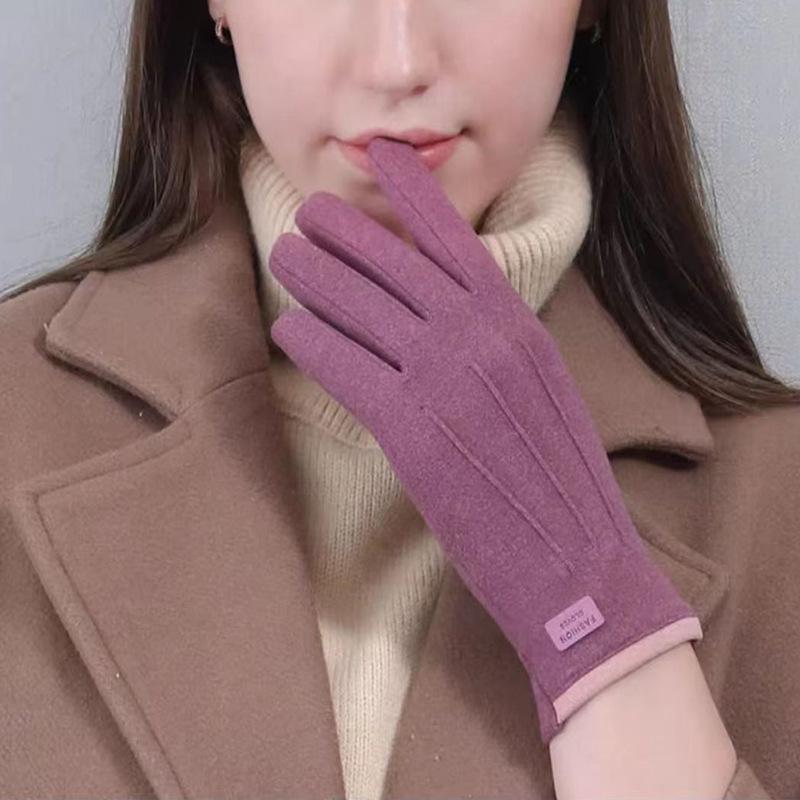 New Velvet-Lined Touchscreen Gloves for Men and Women: Warm, Thick, and Perfect for Autumn and Winter Cycling One Size фіолетовий
New Velvet-Lined Touchscreen Gloves for Men and Women: Warm, Thick, and Perfect for Autumn and Winter Cycling One Size фіолетовий
