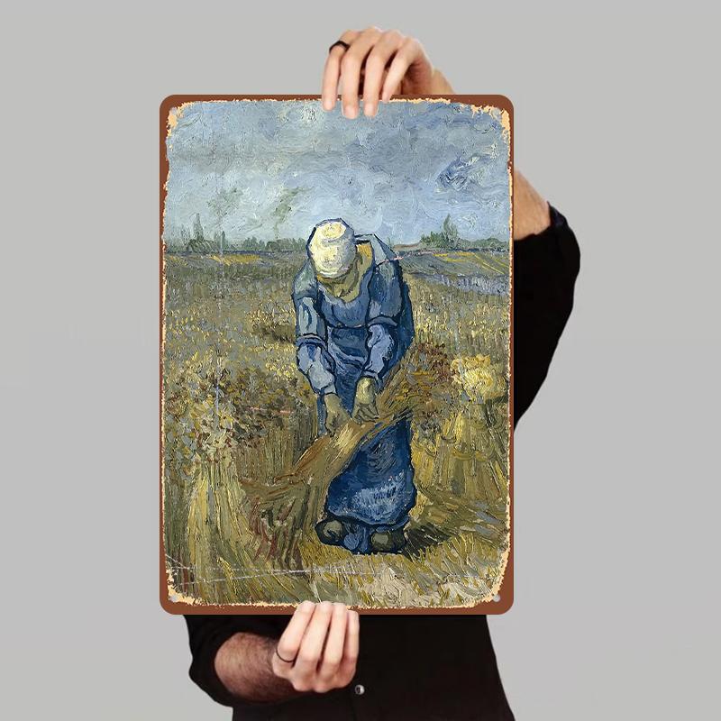 Van Gogh Style Farmer Harvest Oil Painting Custom Iron Sheet Wall Art Decor for Living Room Bedroom 7.9x11.8In(20x30cm)
Van Gogh Style Farmer Harvest Oil Painting Custom Iron Sheet Wall Art Decor for Living Room Bedroom 7.9x11.8In(20x30cm)