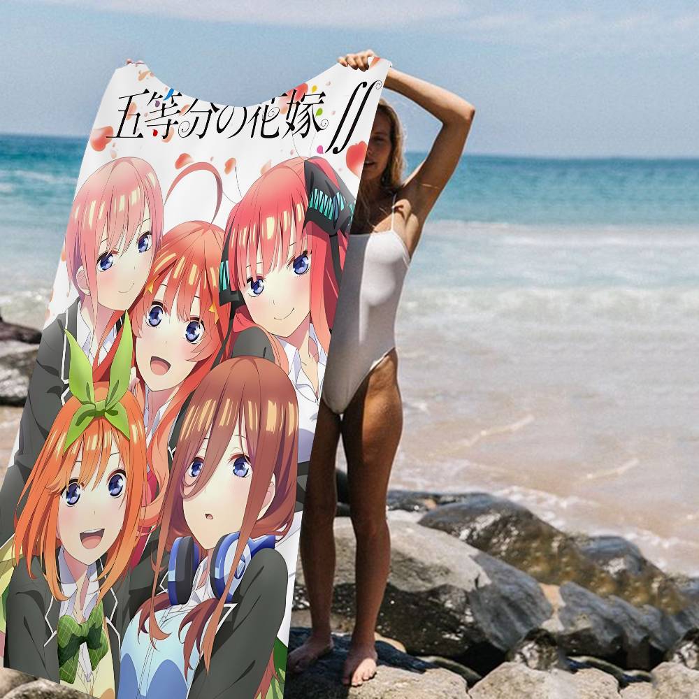 Anime The Q-Quintessential Q-Quintuplets Beach Towel Colorful Bath Towels For Girl Microfiber Quick Dry Sand Spa Gym W30*H60(CM)
Anime The Q-Quintessential Q-Quintuplets Beach Towel Colorful Bath Towels For Girl Microfiber Quick Dry Sand Spa Gym W30*H60(CM)