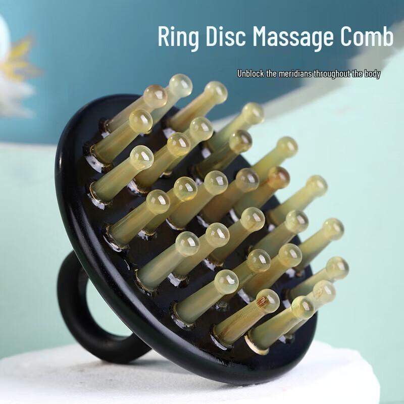 Ox Horn Scalp & Head Meridian Massage Comb
Ox Horn Scalp & Head Meridian Massage Comb