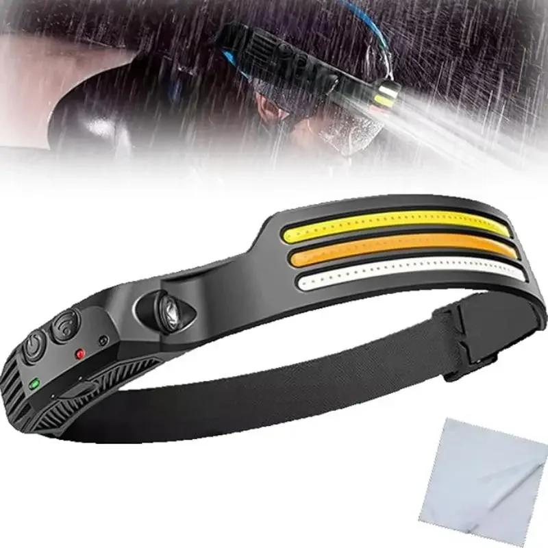 Перезаряжаемый USB COB LED налобный фонарь с аккумулятором 1200 мАч - Индукционный фонарь для кемпинга и рыбалки+ black
Перезаряжаемый USB COB LED налобный фонарь с аккумулятором 1200 мАч - Индукционный фонарь для кемпинга и рыбалки+ black