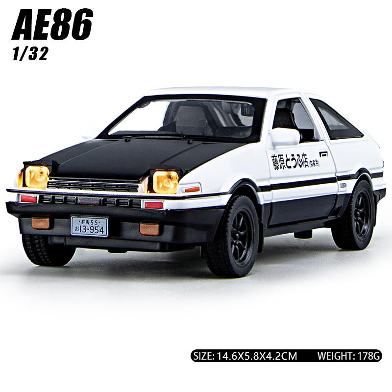 1:32 AE86 Metal Alloy Toy Car Diecasts Vehicles Decoration Model Miniature Scale Collect Gift Children Boy Pull Back Sound Light
1:32 AE86 Metal Alloy Toy Car Diecasts Vehicles Decoration Model Miniature Scale Collect Gift Children Boy Pull Back Sound Light