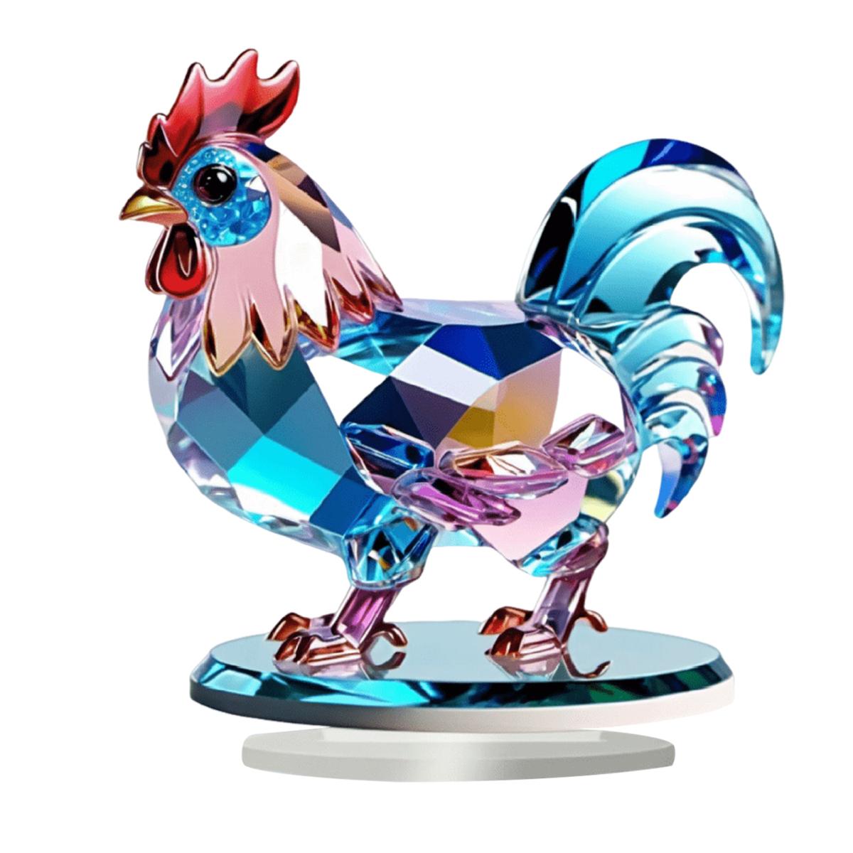 Yousheng 2D Flat Animal Ornament Desktop Acrylic Decoration Owl Rooster Eagle Table Sign with Base for Home Office End Table Mantel Decor Cock
Yousheng 2D Flat Animal Ornament Desktop Acrylic Decoration Owl Rooster Eagle Table Sign with Base for Home Office End Table Mantel Decor Cock