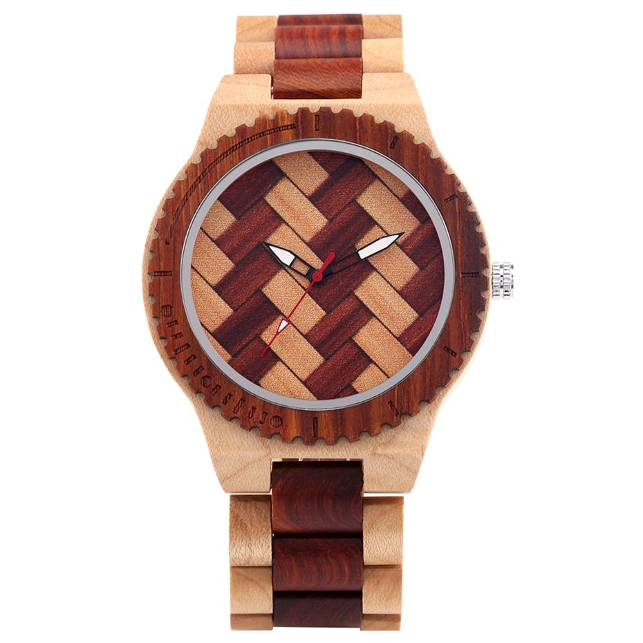 Creative Handmade Weave Braided Dial Pattern Vintage Wooden Watch for Men Folding Clasp Natural Wood Wristband Quartz Wristwatch
Creative Handmade Weave Braided Dial Pattern Vintage Wooden Watch for Men Folding Clasp Natural Wood Wristband Quartz Wristwatch