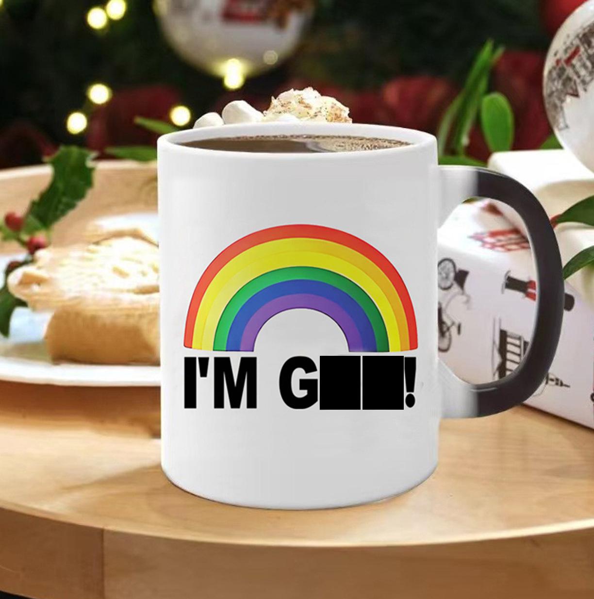 Custom Color-Changing Rainbow Ceramic Mug - Cute Fun Home Coffee & Water Cup 301-400ml
Custom Color-Changing Rainbow Ceramic Mug - Cute Fun Home Coffee & Water Cup 301-400ml