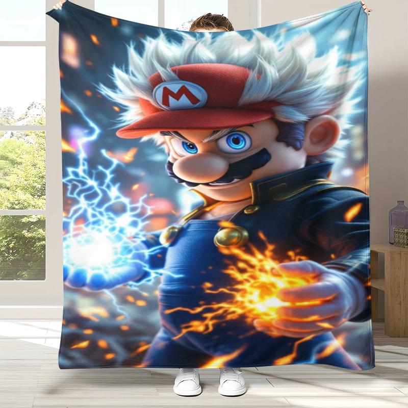 Retro M-Mario Bros Game Cartoon Flannel Blanket,Ultra Soft Warm Plush Throw for Home Bedroom Bed Sofa Cover Camping Picnic gift 75x90cm
Retro M-Mario Bros Game Cartoon Flannel Blanket,Ultra Soft Warm Plush Throw for Home Bedroom Bed Sofa Cover Camping Picnic gift 75x90cm