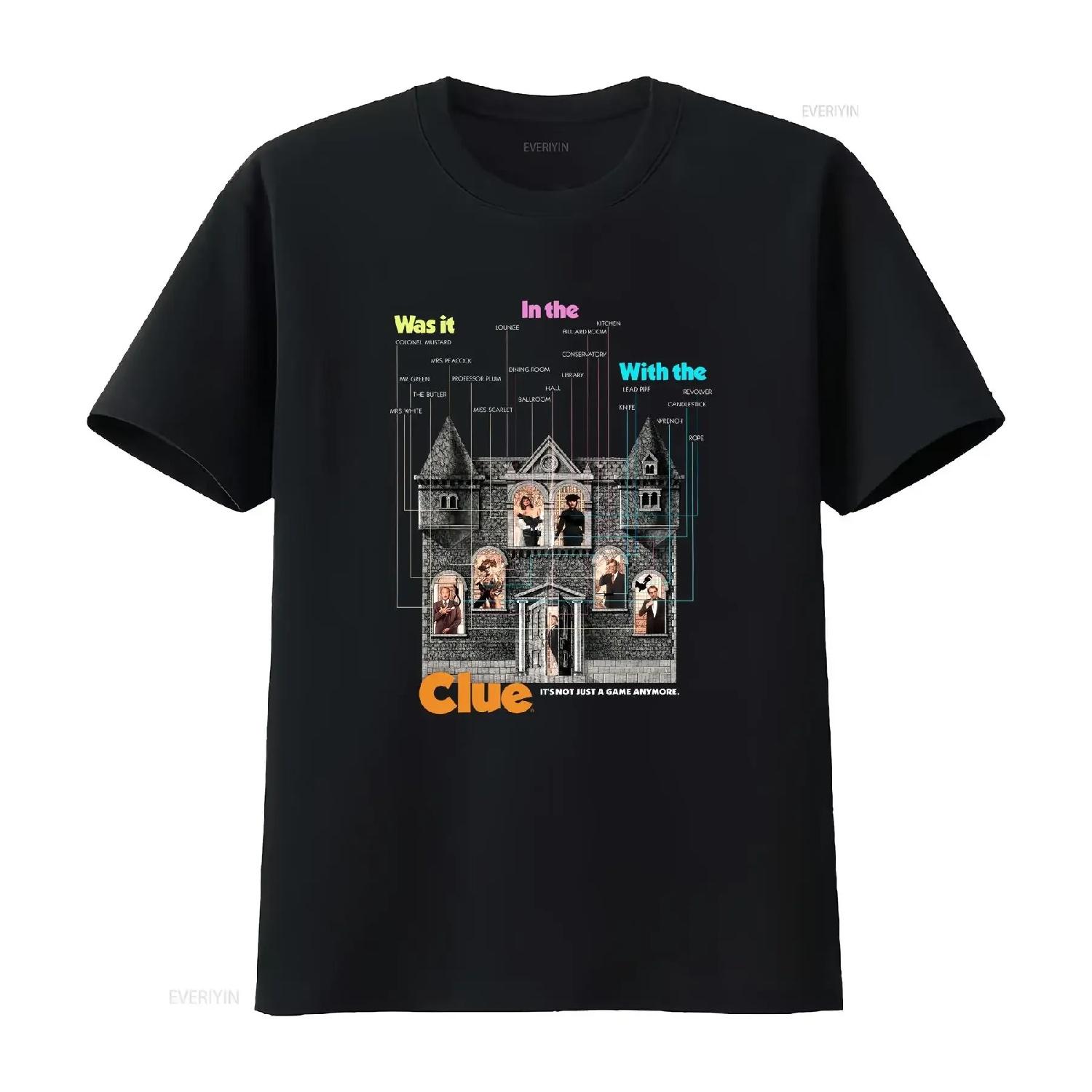 Clue Movie Poster Logo Men s Black T Shirt Size S to 5xl vintage Washed streetwear graphic Unisex Soft Stylish XXXXXL чорний
Clue Movie Poster Logo Men s Black T Shirt Size S to 5xl vintage Washed streetwear graphic Unisex Soft Stylish XXXXXL чорний