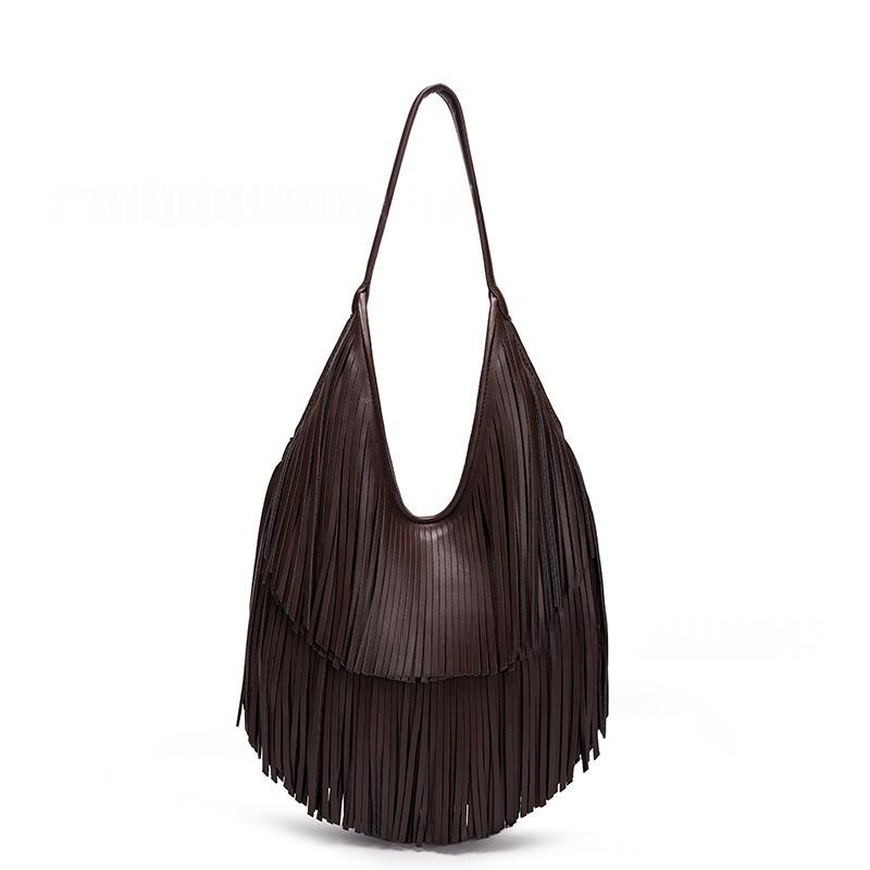 rench Style Fashionable Tassel Bag Minimalist Solid Color Fringe Hobo Bag Elegant PU Leather Long Tassels Armpit Bag
rench Style Fashionable Tassel Bag Minimalist Solid Color Fringe Hobo Bag Elegant PU Leather Long Tassels Armpit Bag