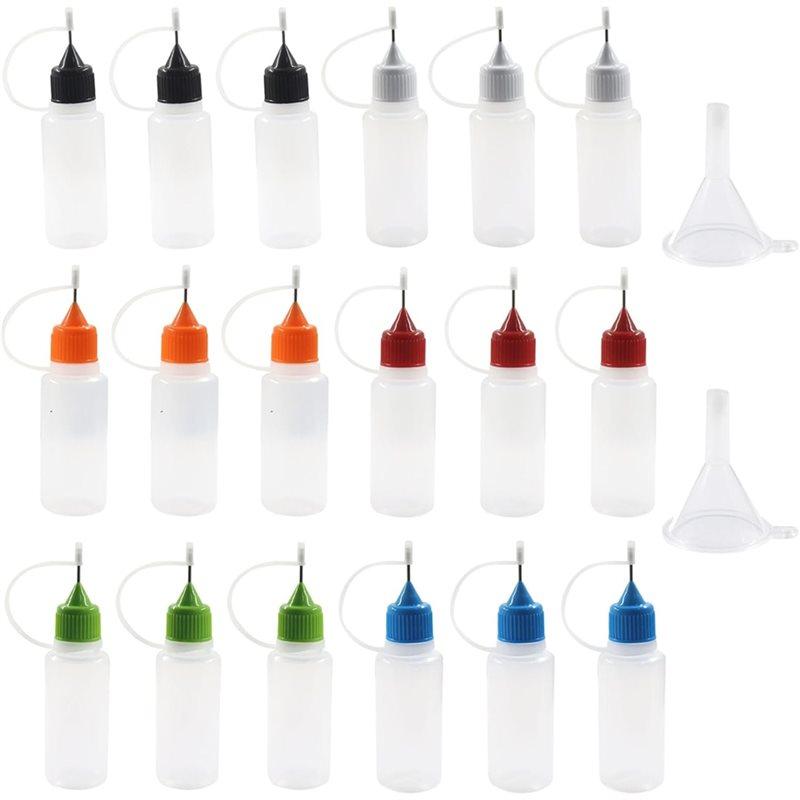 For DIY Quilling Craft, Acrylic Glue Bottles 18PCS 15 ML/0.5 OZ Tip Applicators With 2 Mini Funnels, Colored Tips Included
For DIY Quilling Craft, Acrylic Glue Bottles 18PCS 15 ML/0.5 OZ Tip Applicators With 2 Mini Funnels, Colored Tips Included