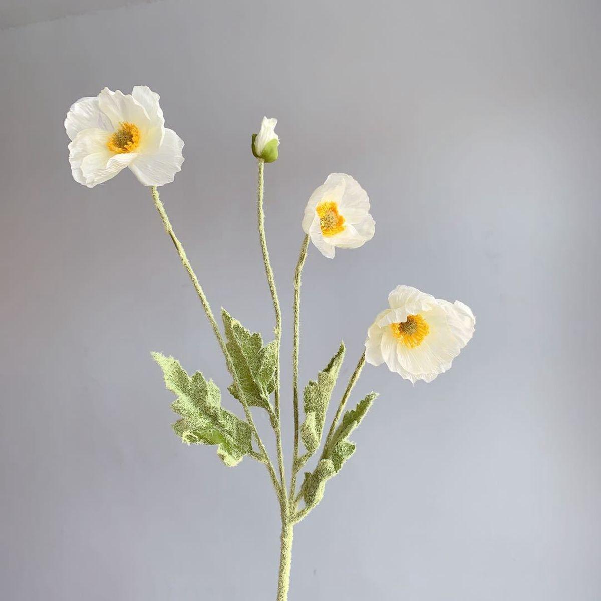 Touch Elegant Realistic Silk Plants Artificial Papaver Rhoeas Fake Poppies Flowers Faux Bouquet белый
Touch Elegant Realistic Silk Plants Artificial Papaver Rhoeas Fake Poppies Flowers Faux Bouquet белый