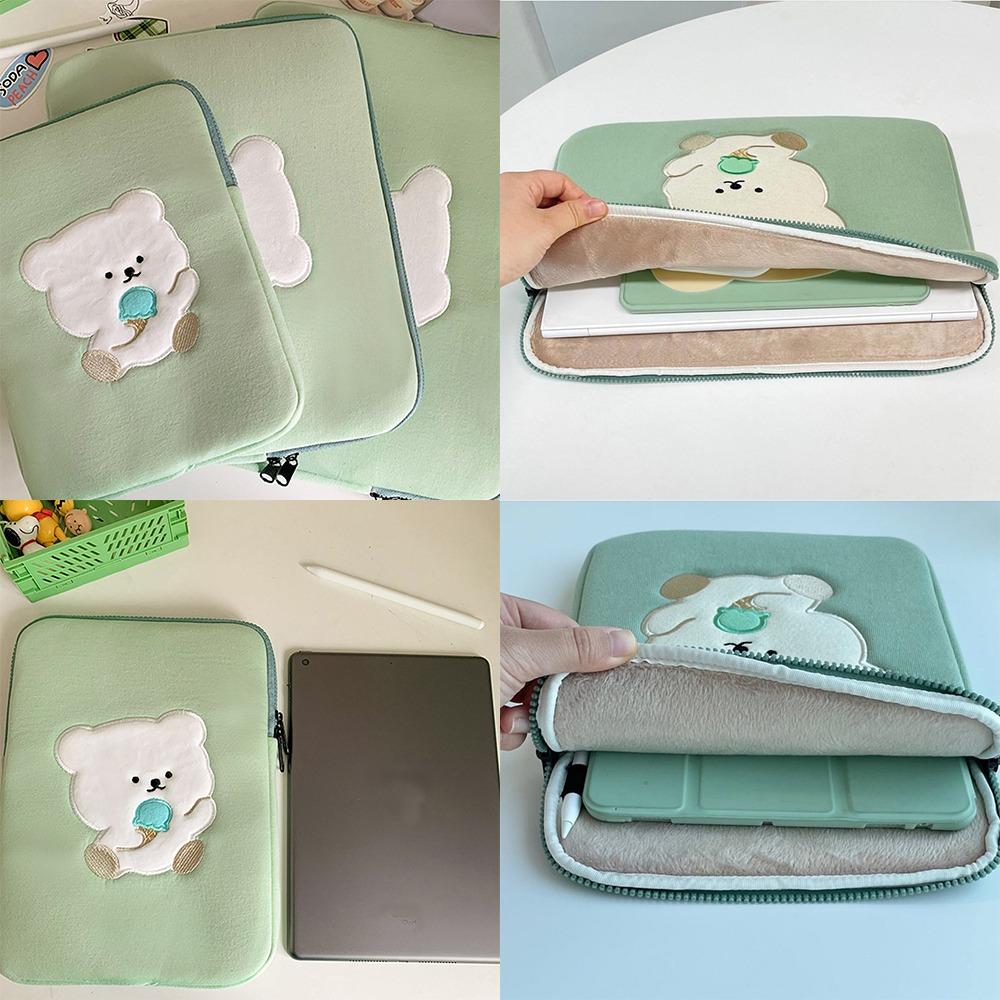 Сумка для ноутбука Cute Bear, зеленая сумка для планшета, практичная милая сумка-вкладыш для ноутбука
Сумка для ноутбука Cute Bear, зеленая сумка для планшета, практичная милая сумка-вкладыш для ноутбука
