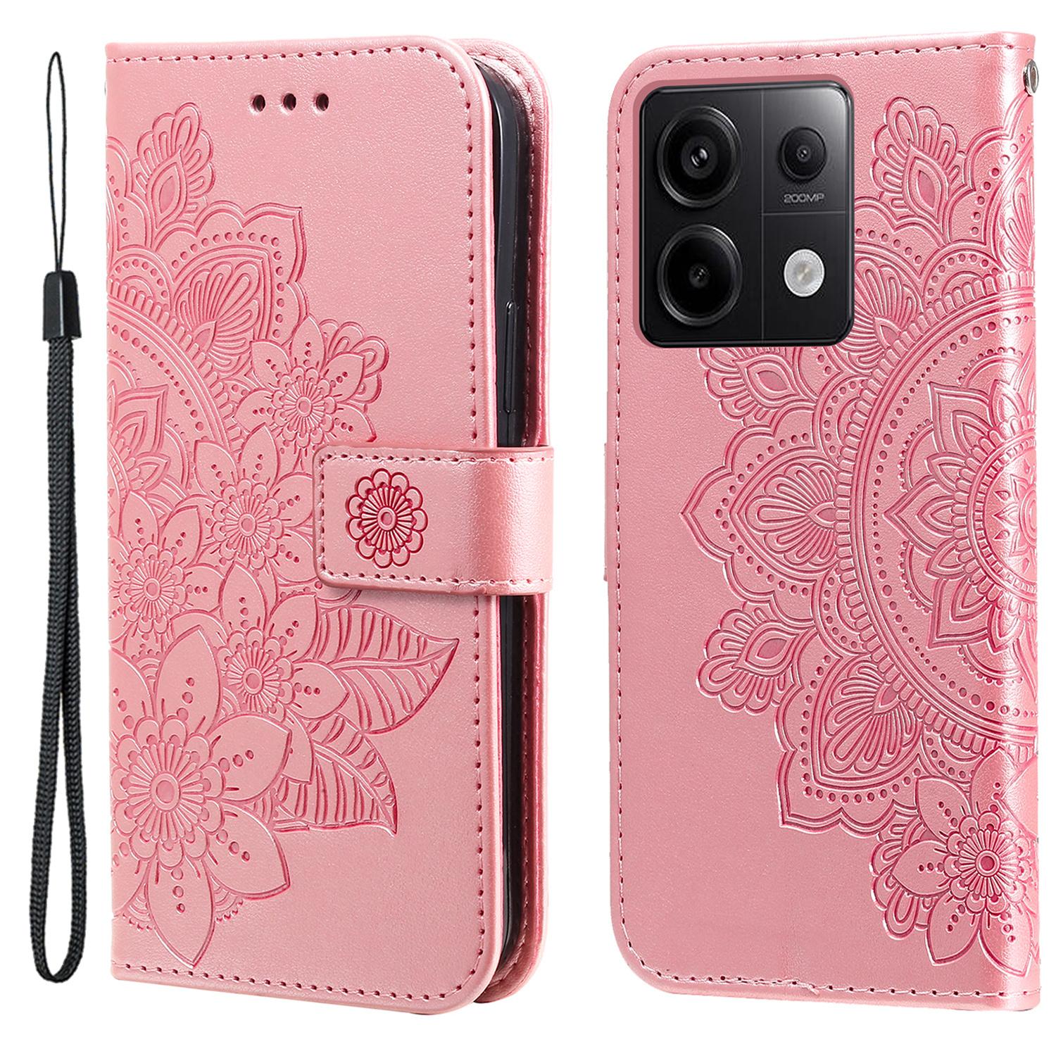 Чохол для Xiaomi Redmi Note 13 Pro 5G/Poco X6 5G з квітковим візерунком, PU шкіра, гаманець-підставка, чохол для телефону Pink
Чохол для Xiaomi Redmi Note 13 Pro 5G/Poco X6 5G з квітковим візерунком, PU шкіра, гаманець-підставка, чохол для телефону Pink