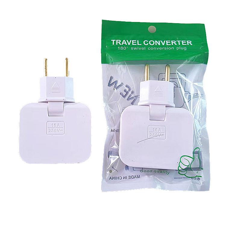 180° Rotating European Three-Pin Converter Plug for Russian Sockets белый
180° Rotating European Three-Pin Converter Plug for Russian Sockets белый