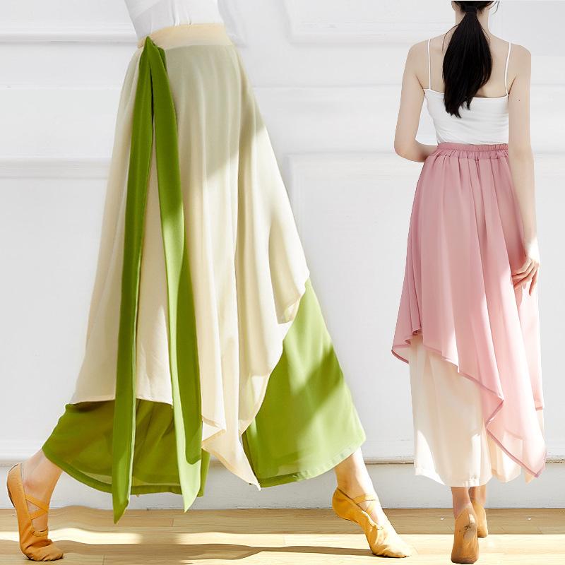 Double Layer Ribbon Chiffon Culottes - Women s Classical Dance Performance Wide-Leg Pants L
Double Layer Ribbon Chiffon Culottes - Women s Classical Dance Performance Wide-Leg Pants L